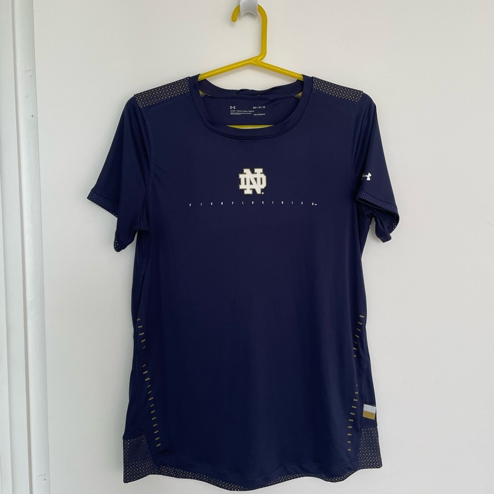 Notre Dame Heat Gear Short Sleeve Shirt